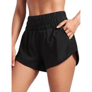 New W/Tag Aurefin High Waisted Athletic Shorts for Women, Running Shorts Size 10